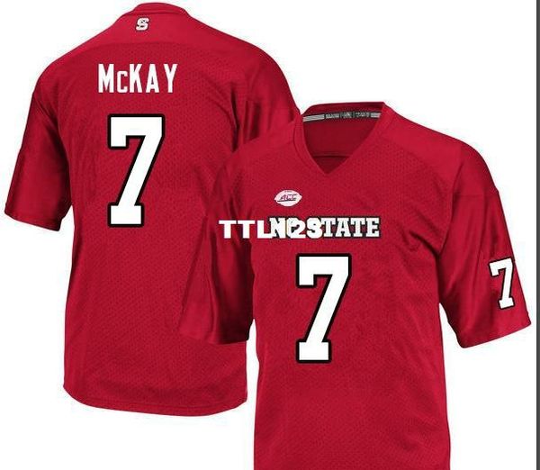 men nc state wolfpack matt mckay #7 real full embroidery college jersey size s-4xl or custom any name or number jersey, Black;red
men nc state wolfpack matt mckay #7 real full embroidery college jersey size s-4xl or custom any name or number jersey, Black;red