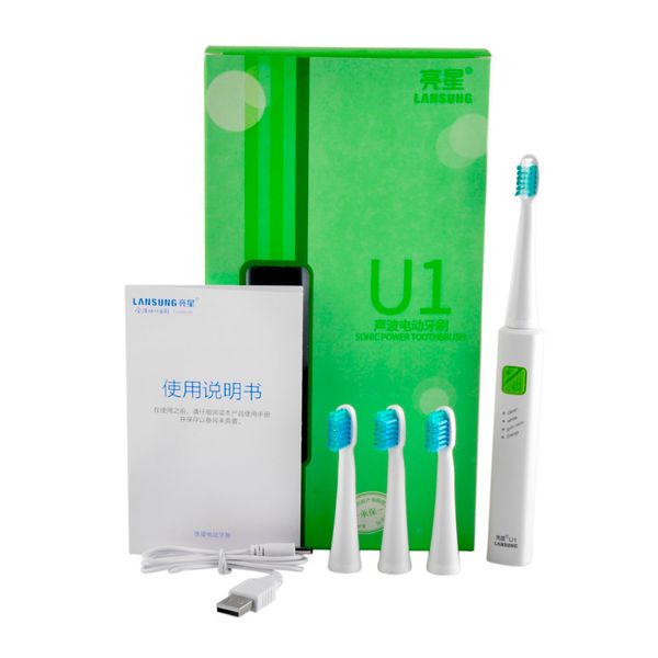 u1 ultrasonic sonic electric toothbrush with 4 pcs replacement heads rechargeable tooth brusheslansung
u1 ultrasonic sonic electric toothbrush with 4 pcs replacement heads rechargeable tooth brusheslansung