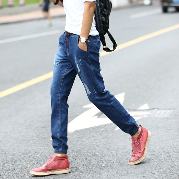 mens denim jeans men drawstring slim fit denim joggers mens joggers jeans pant men stretch elastic jean pencil pants casual 5xl, Blue
mens denim jeans men drawstring slim fit denim joggers mens joggers jeans pant men stretch elastic jean pencil pants casual 5xl, Blue