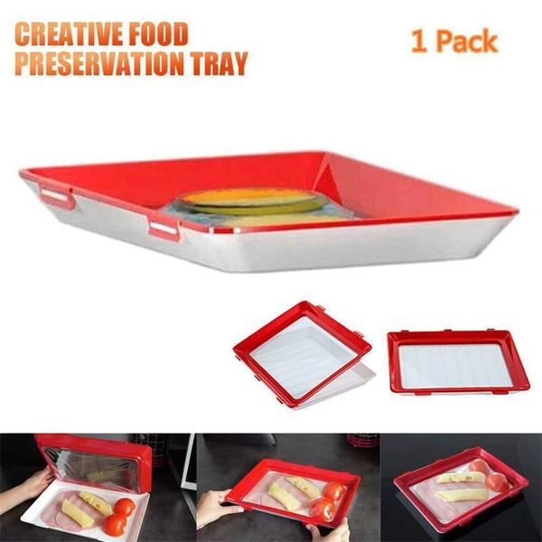 clever tray creative food preservation tray plastic food storage container set reusable food fresh storage tray
clever tray creative food preservation tray plastic food storage container set reusable food fresh storage tray
