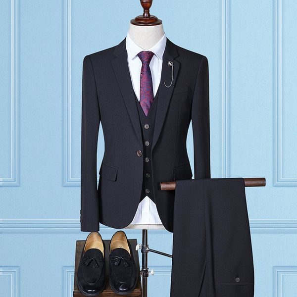 slim fit men's suit suitable for wedding groom groomsmen dress men's single buckle men's business formal suit 3 piece suit, White;black
slim fit men's suit suitable for wedding groom groomsmen dress men's single buckle men's business formal suit 3 piece suit, White;black