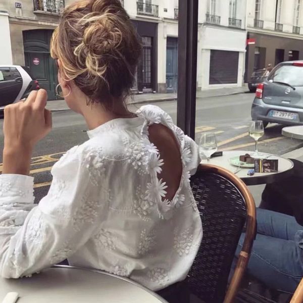 deat 2020 spring long lantern sleeve cotton embroidery hollow out white blouse women mh877
deat 2020 spring long lantern sleeve cotton embroidery hollow out white blouse women mh877