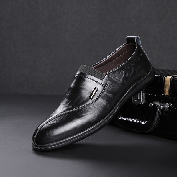 men shoes genuine leather casual driving slip on moccasins moccasins men loafers classics flat driving shoes 5, Black
men shoes genuine leather casual driving slip on moccasins moccasins men loafers classics flat driving shoes 5, Black