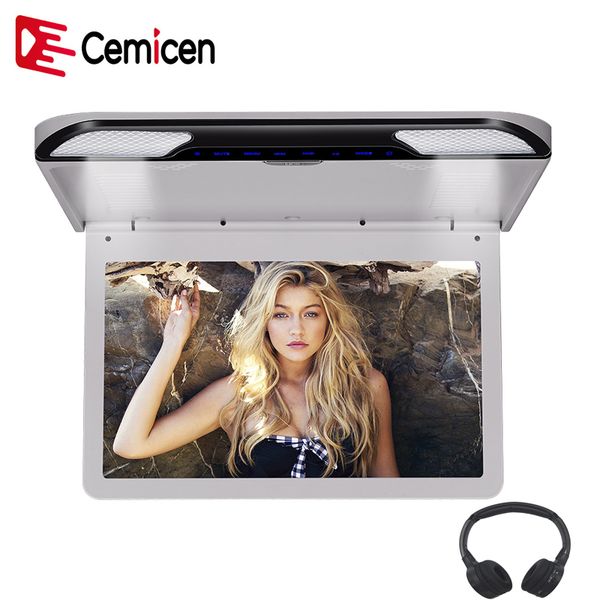 cemicen 13.3 inch roof mount monitor 1920x1080 flip down touch button roof mount player hdmi/usb/sd/av/ir/fm transmitter/speaker car
cemicen 13.3 inch roof mount monitor 1920x1080 flip down touch button roof mount player hdmi/usb/sd/av/ir/fm transmitter/speaker car
