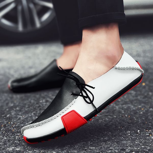 casoipra men shoes casual genuine leather loafers handmade driving shoes mocassin homme big size mocasines hombre, Black
casoipra men shoes casual genuine leather loafers handmade driving shoes mocassin homme big size mocasines hombre, Black