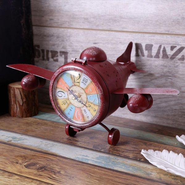 creative clock watch retro vintage clock aircraft model bar decoration pendulum member reloj vintage decor tafelklok shabby chic
creative clock watch retro vintage clock aircraft model bar decoration pendulum member reloj vintage decor tafelklok shabby chic