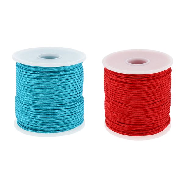 2 pieces 2mm 50m paracord parachute rope cord outdoor camping tent guylines, hiking travel hunting survival
2 pieces 2mm 50m paracord parachute rope cord outdoor camping tent guylines, hiking travel hunting survival