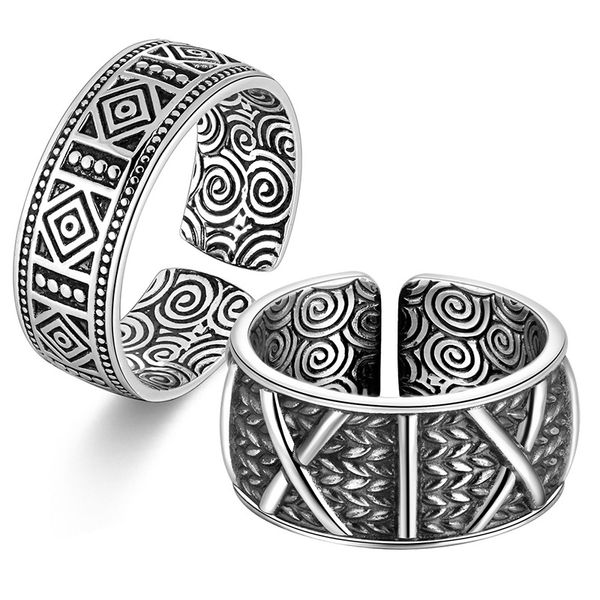 s999 sterling silver retro lord with the retro pattern x couple ring index finger men and women open ended ring, Golden;silver
s999 sterling silver retro lord with the retro pattern x couple ring index finger men and women open ended ring, Golden;silver