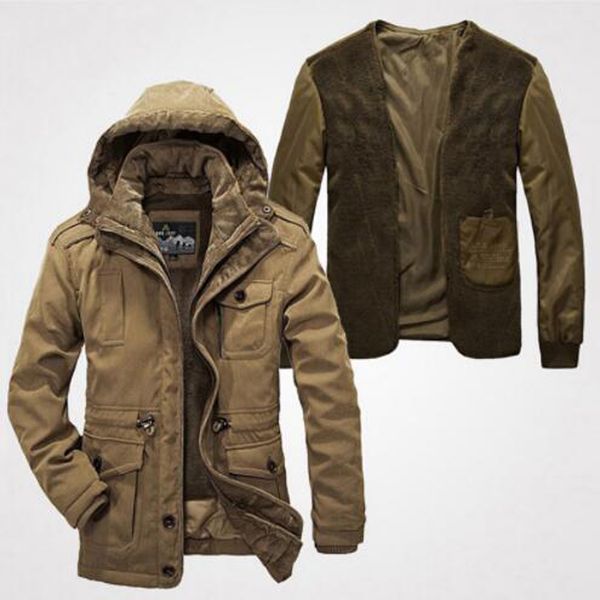 autumn winter wadded jackets thickening warm parka men jacket coat hooded male jacket windbreaker overcoat, Black;brown
autumn winter wadded jackets thickening warm parka men jacket coat hooded male jacket windbreaker overcoat, Black;brown