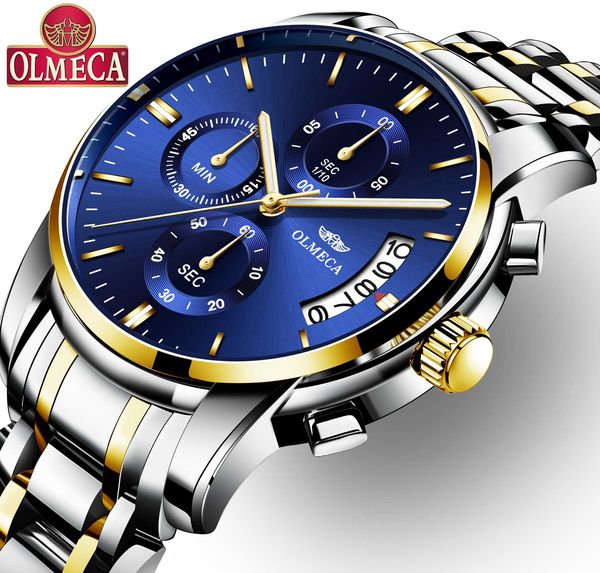 relogio masculino olmeca men watch watches waterproof male clock chronograph wristwatch stainless watches for men, Slivery;brown
relogio masculino olmeca men watch watches waterproof male clock chronograph wristwatch stainless watches for men, Slivery;brown