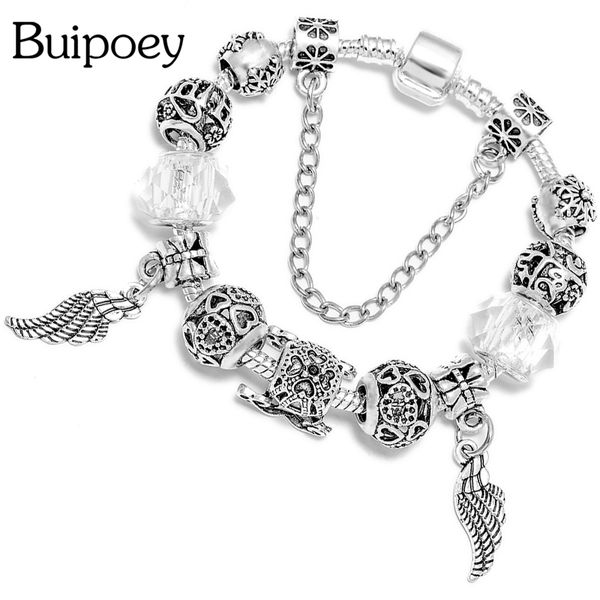buipoey vintage leaves feather angel wings charms silver bracelets for women men pumpkin carriage bangle jewelry, Golden;silver
buipoey vintage leaves feather angel wings charms silver bracelets for women men pumpkin carriage bangle jewelry, Golden;silver