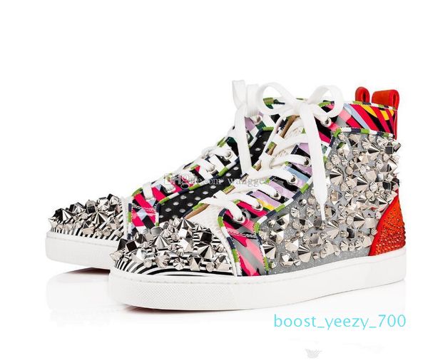 italy handmade sneaker men spiked red bottom shoes mix spikes flats women,men retro sneakers striped patent leather rhinestone strass b70, Black
italy handmade sneaker men spiked red bottom shoes mix spikes flats women,men retro sneakers striped patent leather rhinestone strass b70, Black