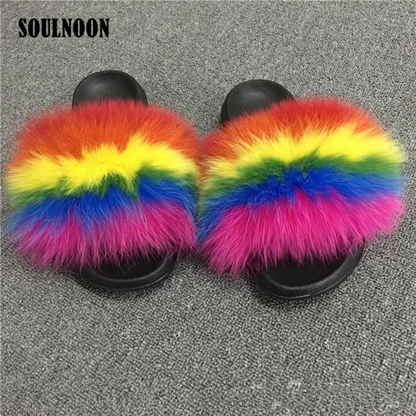 real fur sandals women rainbow fluffy slippers female furry home slides soft flat slippers summer fashion fur flip flops, Black
real fur sandals women rainbow fluffy slippers female furry home slides soft flat slippers summer fashion fur flip flops, Black