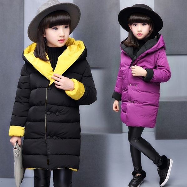 kids' cotton clothing fashion girl's coat 2018 new style korean-style winter big boy girl's cotton coat reversible, Blue;black
kids' cotton clothing fashion girl's coat 2018 new style korean-style winter big boy girl's cotton coat reversible, Blue;black