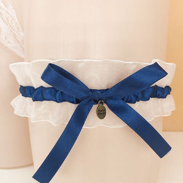 new navy blue white wedding garter bridal garter handmade bowknot garters, Black;white
new navy blue white wedding garter bridal garter handmade bowknot garters, Black;white