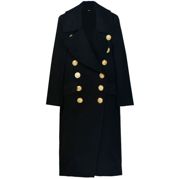 high street new stylish 2019 designer coat women's animal pattern buttons double breasted long wool coat overcoat, Black
high street new stylish 2019 designer coat women's animal pattern buttons double breasted long wool coat overcoat, Black