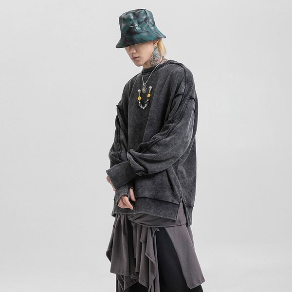 men streetwear hip hop loose sweatshirt male vintage fashion washed pullovers hoodie outerwear autumn winter, Black
men streetwear hip hop loose sweatshirt male vintage fashion washed pullovers hoodie outerwear autumn winter, Black