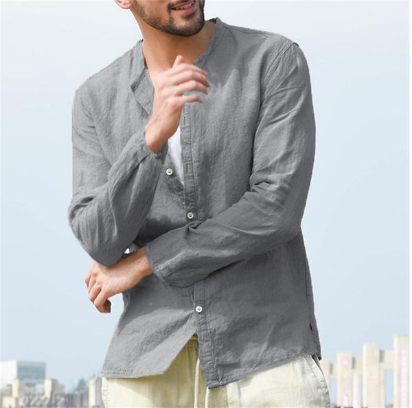 linen mens designer shirt spring autumn mandarin collar solid color long sleeve cardigan shirts casual male shirt, White;black
linen mens designer shirt spring autumn mandarin collar solid color long sleeve cardigan shirts casual male shirt, White;black