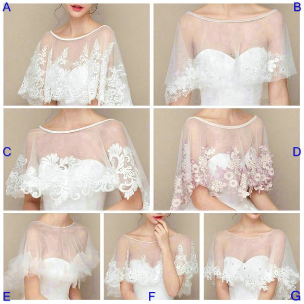 2019 new to us size wedding shawl mix styles wedding jackets bridal bolero wedding accessory, White
2019 new to us size wedding shawl mix styles wedding jackets bridal bolero wedding accessory, White