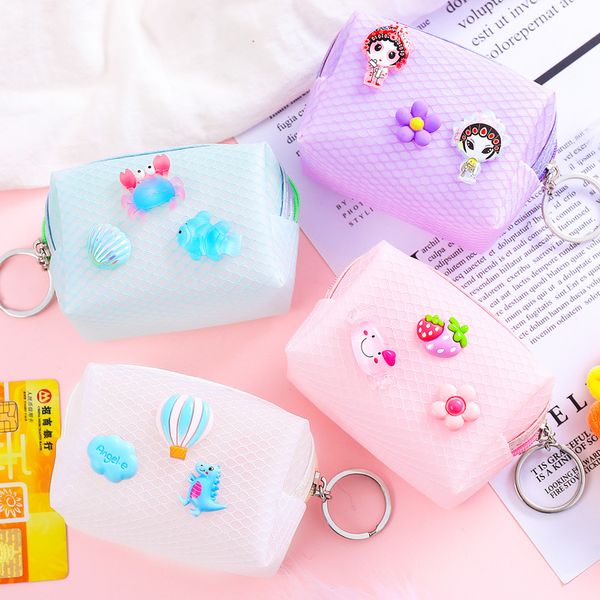 new creative tpu small purse holographic women girls pvc coin purses students receive coin zipper bag card holder, White
new creative tpu small purse holographic women girls pvc coin purses students receive coin zipper bag card holder, White