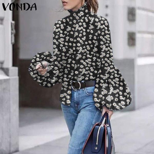 vonda 2020 women blouses casual long lantern sleeve party femme vintage printed bohemian blusas summer retro shirts, White
vonda 2020 women blouses casual long lantern sleeve party femme vintage printed bohemian blusas summer retro shirts, White