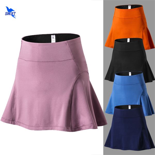 2020 summer high waist sports skirts with safety stretch shorts quick dry yoga fitness tennis badminton running skirt anti glare, Black
2020 summer high waist sports skirts with safety stretch shorts quick dry yoga fitness tennis badminton running skirt anti glare, Black