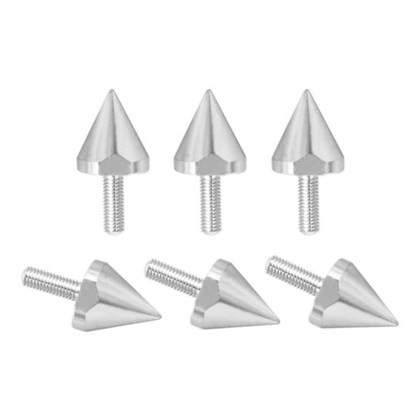 6x 5mm universal aluminum motorcycle windshield screws bolts nuts accessories