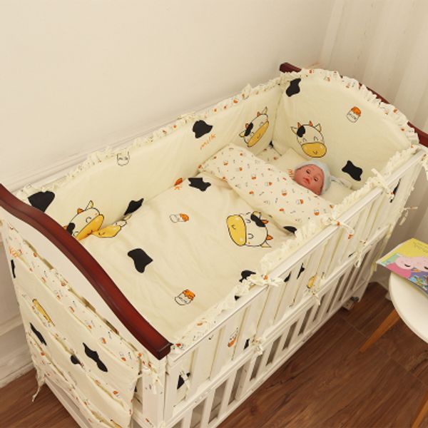 6/9pcs cow baby bed decor baby bumper cot bedding set crib protector ropa de cuna 120*60/120*70cm
6/9pcs cow baby bed decor baby bumper cot bedding set crib protector ropa de cuna 120*60/120*70cm