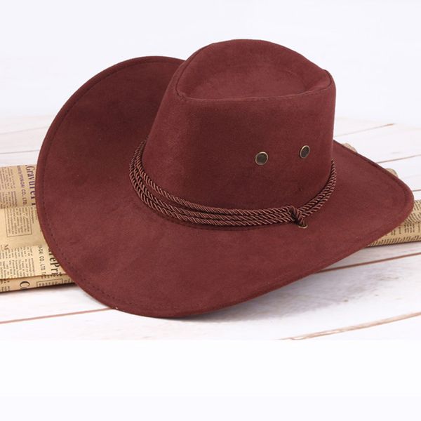 western mens cowboy hats wide brim travel sun hat cowboy cowgirl faux suede triple strings homme cowboy summer sun hat, Blue;gray
western mens cowboy hats wide brim travel sun hat cowboy cowgirl faux suede triple strings homme cowboy summer sun hat, Blue;gray