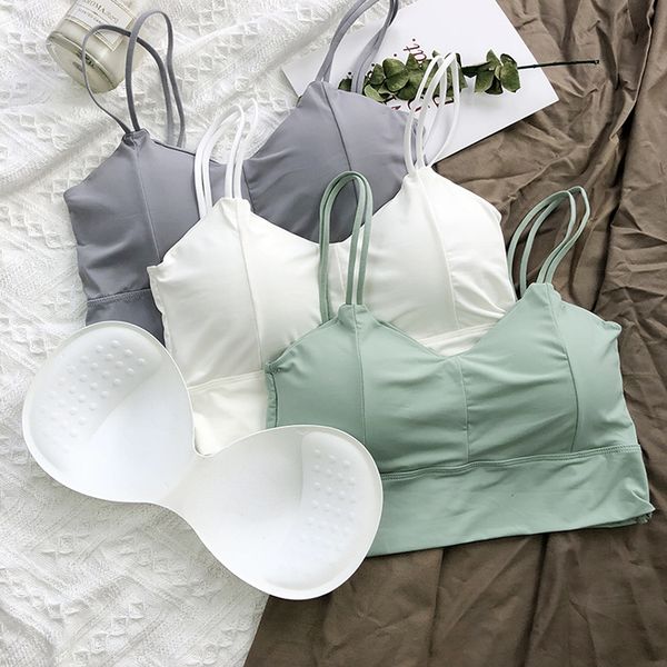 women's tanks & camis summer ice silk vest suspender harajuku detachable cushioned intimate underwear college girl style kawaii back br, White
women's tanks & camis summer ice silk vest suspender harajuku detachable cushioned intimate underwear college girl style kawaii back br, White