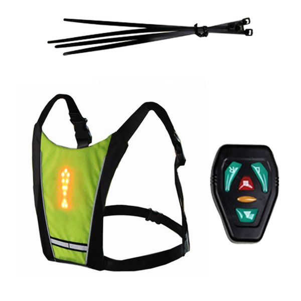 bicycle wireless remote control warning led light turn signal light backpack vest reflective safety vest outdoor waterproof#g4, Black
bicycle wireless remote control warning led light turn signal light backpack vest reflective safety vest outdoor waterproof#g4, Black