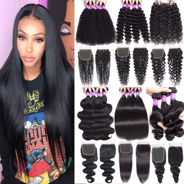 9a indian virgin hair straight deep wave human hair bundles with 4x4 lace closure unprocessed hair extension weaves bundles with closure, Black;brown
9a indian virgin hair straight deep wave human hair bundles with 4x4 lace closure unprocessed hair extension weaves bundles with closure, Black;brown