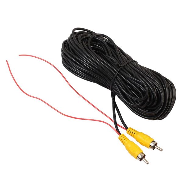 reverse rear view parking camera video rca extension cable car wire, 15 m 
reverse rear view parking camera video rca extension cable car wire, 15 m