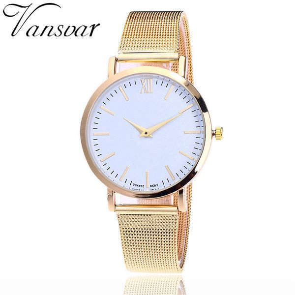 vansvar woman watches casual quartz stainless steel band new strap watch analog ladies wrist watches with rose gold uhren damen, Slivery;brown
vansvar woman watches casual quartz stainless steel band new strap watch analog ladies wrist watches with rose gold uhren damen, Slivery;brown