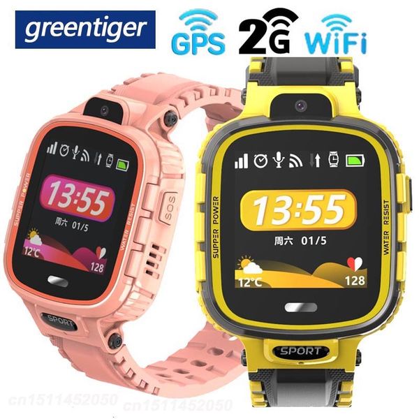 greentiger td26 smart kids watch ip67 waterproof gps wifi baby tracker camera smart children sos monitoring positioning watch, Slivery;brown
greentiger td26 smart kids watch ip67 waterproof gps wifi baby tracker camera smart children sos monitoring positioning watch, Slivery;brown