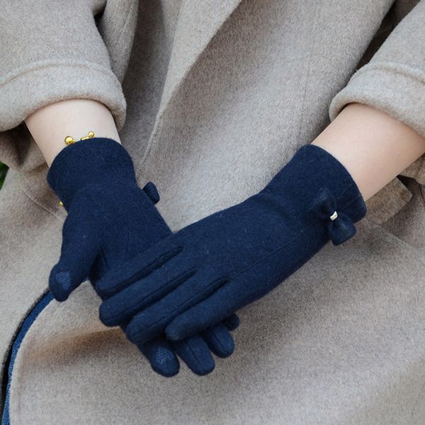 fashion elegant female wool knit embroidery touch screen gloves winter women warm cashmere full finger bow dotted gloves c21, Blue;gray
fashion elegant female wool knit embroidery touch screen gloves winter women warm cashmere full finger bow dotted gloves c21, Blue;gray