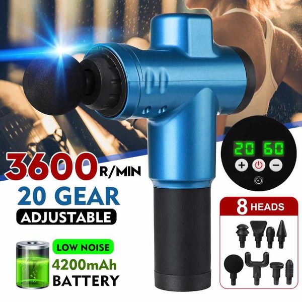 usb cordless massage gun 8 heads lcd display body muscle deep fascia massager exercising relaxation slimming shaping
usb cordless massage gun 8 heads lcd display body muscle deep fascia massager exercising relaxation slimming shaping