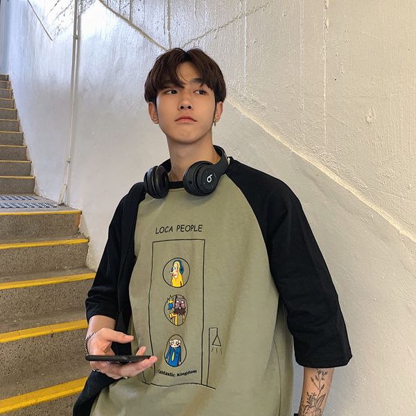 2019 xia fashion men new pattern hit color cartoon printing fivepence sleeve t shirt streetwear hip hop ing, White;black
2019 xia fashion men new pattern hit color cartoon printing fivepence sleeve t shirt streetwear hip hop ing, White;black