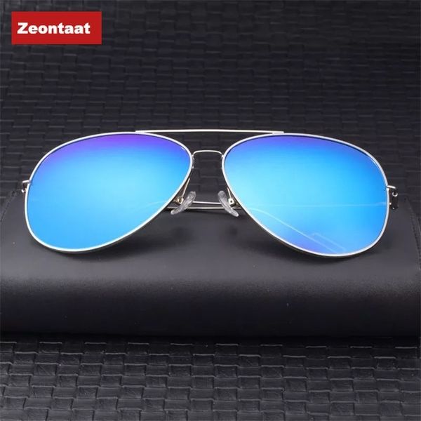 zeontaat classic aviation sunglasses men sunglasses women driving mirror male and female sun glasses piloted oculos de sol, Blue 
zeontaat classic aviation sunglasses men sunglasses women driving mirror male and female sun glasses piloted oculos de sol, Blue