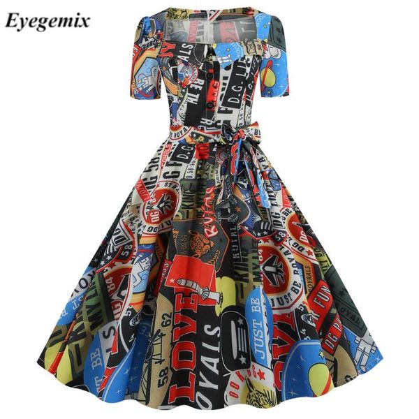 plus size summer dress 2020 women polka dot swing vintage dresses robe femme elegant floral print pin up party dresses jurken, Black;gray
plus size summer dress 2020 women polka dot swing vintage dresses robe femme elegant floral print pin up party dresses jurken, Black;gray