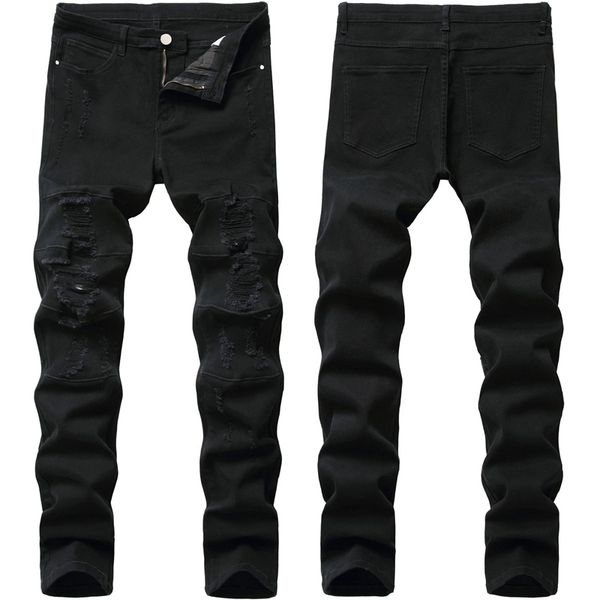 men distressed ripped skinny jeans fashion mens jeans slim motorcycle moto biker causal mens denim pants hip hop men jeans cn08, Blue
men distressed ripped skinny jeans fashion mens jeans slim motorcycle moto biker causal mens denim pants hip hop men jeans cn08, Blue