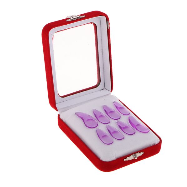 8 pcs высокого качества левый правый guzheng finger выборка с канавками, гу чжэн nails размер малый
8 pcs высокого качества левый правый guzheng finger выборка с канавками, гу чжэн nails размер малый