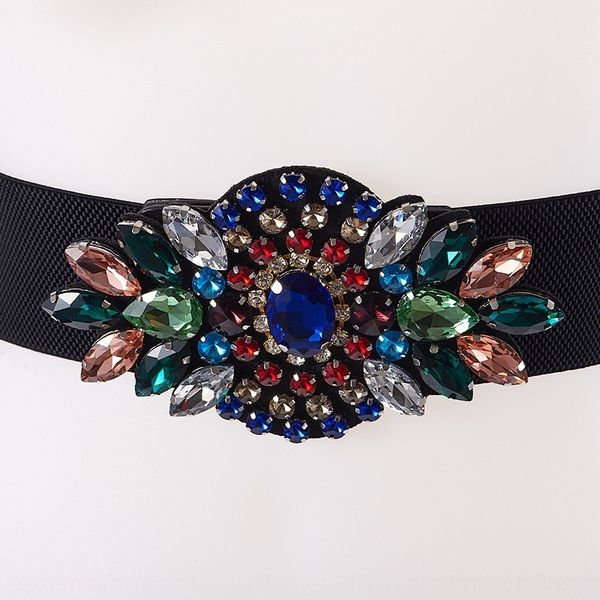 high-grade water drill inlaid ladies' belt all-match colorful flower-shaped decorative elastic band rhinestone elastic band belt, Black;brown
high-grade water drill inlaid ladies' belt all-match colorful flower-shaped decorative elastic band rhinestone elastic band belt, Black;brown