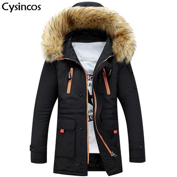cysincos 2019 new men winter hooded jacket keep warm parka hombre thicken hoodies coat male fashion outwear plus size 3xl, Tan;black
cysincos 2019 new men winter hooded jacket keep warm parka hombre thicken hoodies coat male fashion outwear plus size 3xl, Tan;black