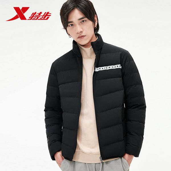 xtep men fashion sports down jacket 2019 winter new stand collar lightweight warm casual black jacket 881429199230, Blue;black
xtep men fashion sports down jacket 2019 winter new stand collar lightweight warm casual black jacket 881429199230, Blue;black