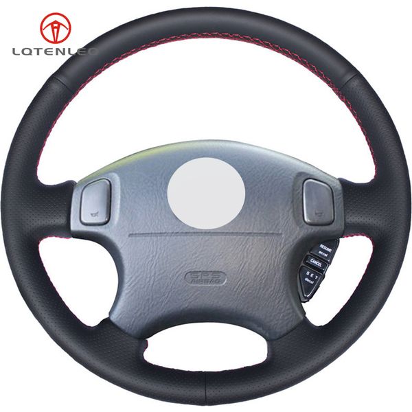 lqtenleo black artificial leather hand-stitched car steering wheel cover for crv cr-v 2000 2001 2002
lqtenleo black artificial leather hand-stitched car steering wheel cover for crv cr-v 2000 2001 2002