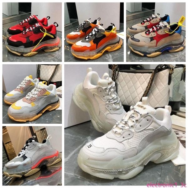 mens women designer shoes paris 2019 crystal bottom triple-s leisure shoes dad shoes platform triple s sneakers for, Black;green
mens women designer shoes paris 2019 crystal bottom triple-s leisure shoes dad shoes platform triple s sneakers for, Black;green