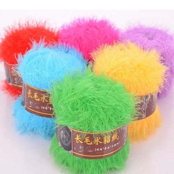retail 50g/ball diy worsted anti-pill faux mink nylon cashmere yarn hand knitting crochet sweater scarf hook needle thread, Black;white
retail 50g/ball diy worsted anti-pill faux mink nylon cashmere yarn hand knitting crochet sweater scarf hook needle thread, Black;white