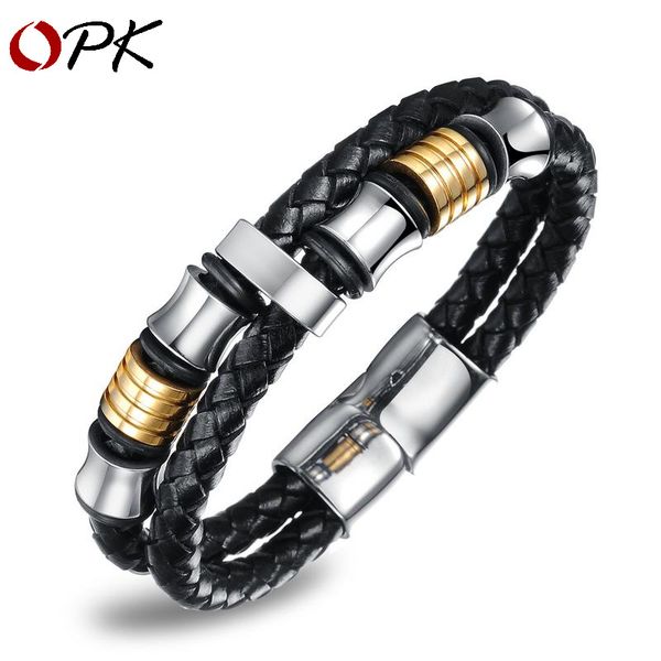 2019 men's new fashion joker magnetic insert button gold stainless steel men's bracelet casual jewelry men's bracelet, Golden;silver
2019 men's new fashion joker magnetic insert button gold stainless steel men's bracelet casual jewelry men's bracelet, Golden;silver