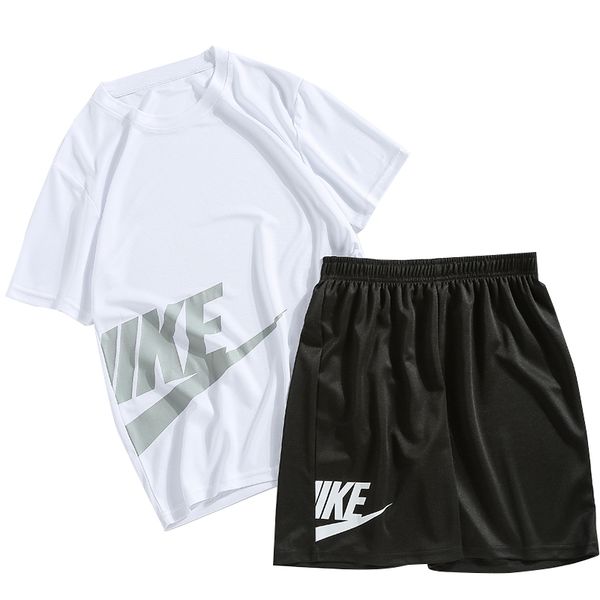 men's t shirt+shorts suit tracksuit male sportswear set 2020 men clothing fitness jogger summer 2 pieces sets plus size 5xl, Gray
men's t shirt+shorts suit tracksuit male sportswear set 2020 men clothing fitness jogger summer 2 pieces sets plus size 5xl, Gray